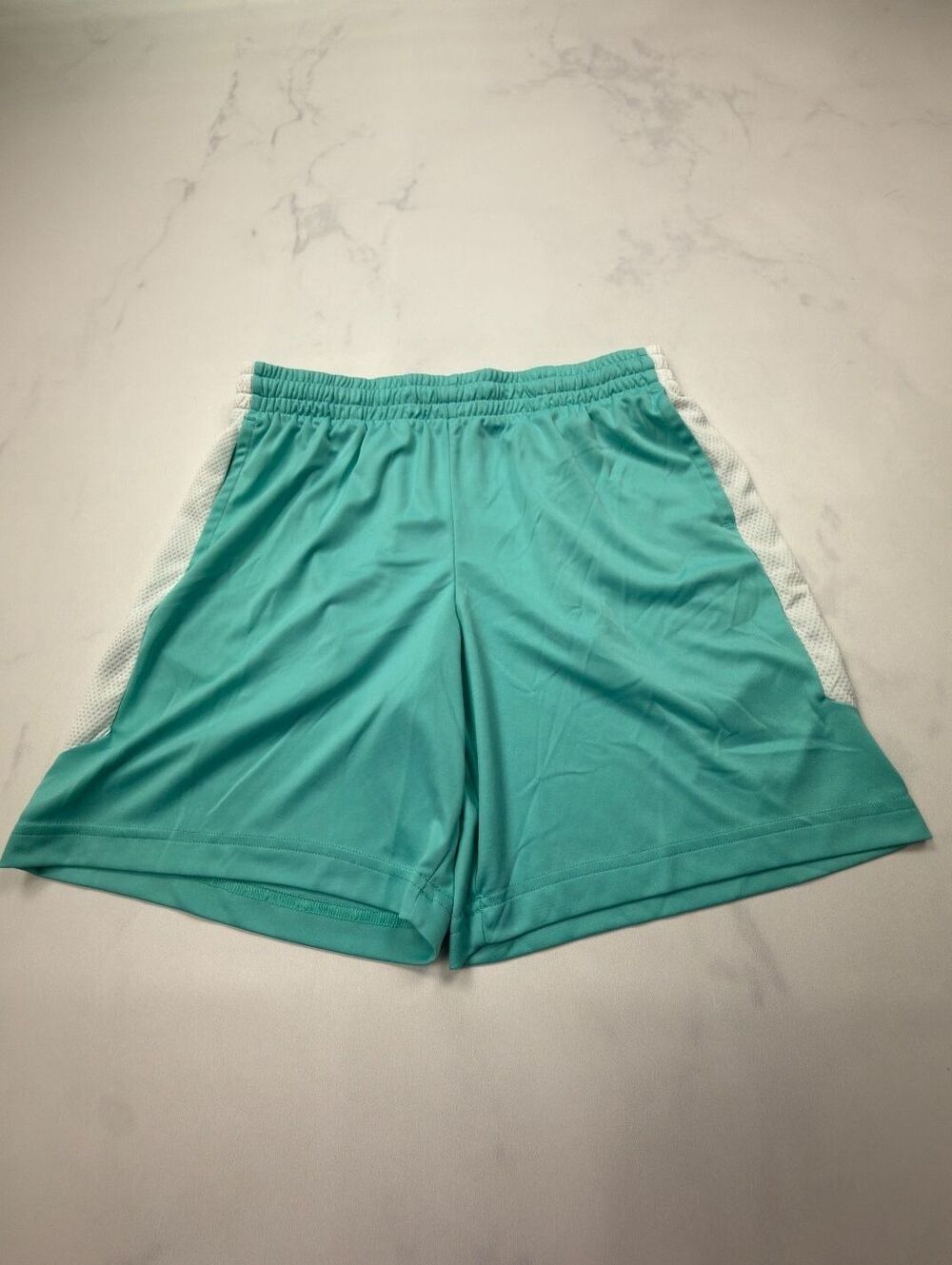 Tek Gear Athletic Shorts Turquoise 2000s Sporty - Boys L Husky
